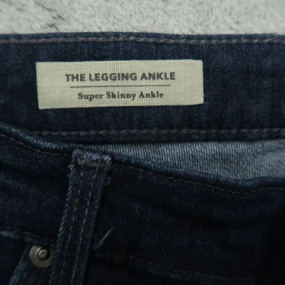 Adriano Goldschmied AG Women's Size 27R Low-Rise The Legging Ankle 28.5